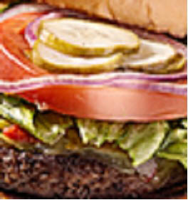 1/3 Pound Burger: Wrap your taste buds around our juicy 1/3 pound burger!